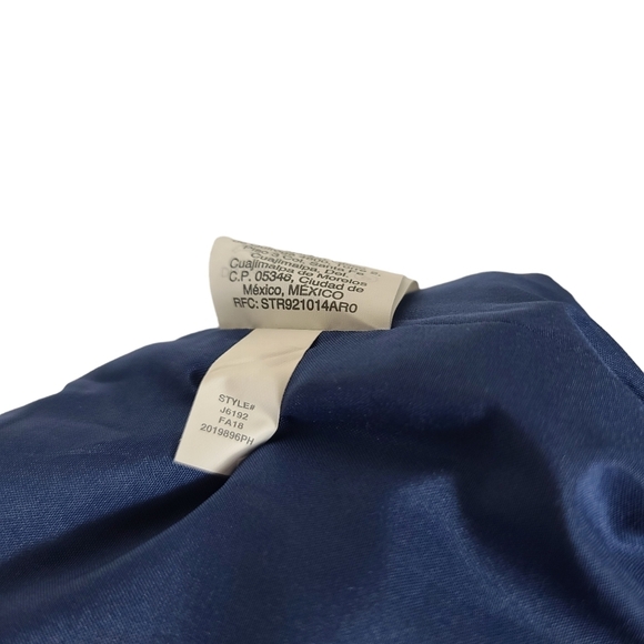 J. Crew Mercantile Plaid Blue Pink Ruffle Wool Blend Back Zip Mini Skirt 2 - Picture 7 of 7